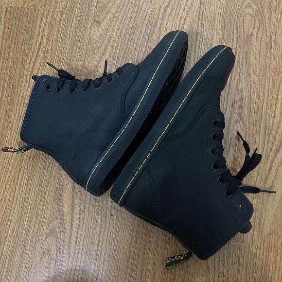 Dr. Martens Black Lace up Shoreditch ankle boots size US 6 EU 37 - Picture 8 of 9